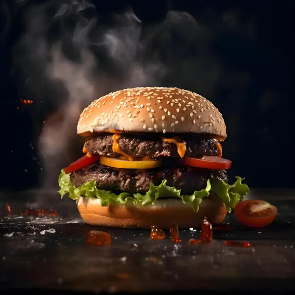 Ch: Chapli Kabab Burger